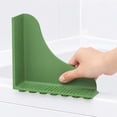 thumbnail image 2 of Njoeus Kitchen Sink Splash Guard, Sink Water Splash Guard, Silicone Shower Water Dam Barrier with Multi-Suction Cup Brings Leak-Proof Bathroom Protection and Waterproof Corner Guard in Style F, 2 of 6