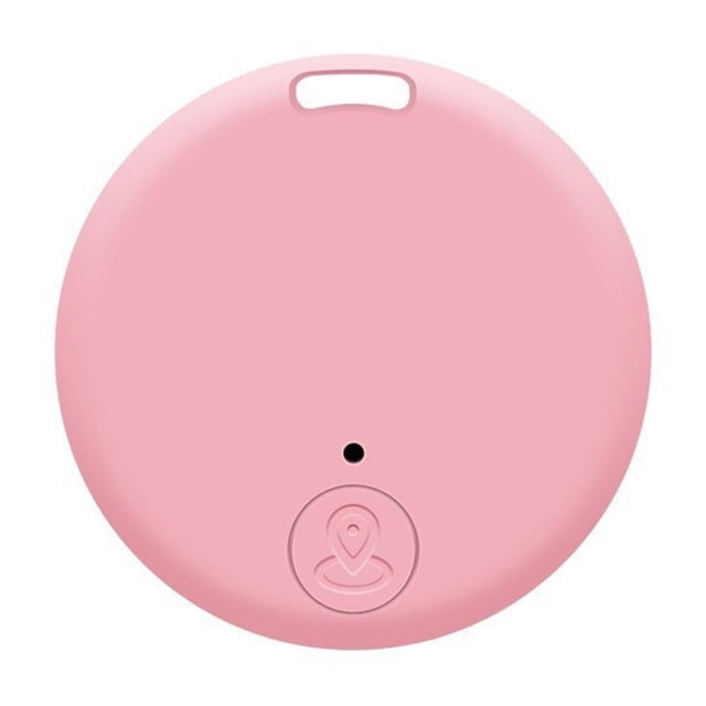 2 Pcs Mini Traqueur GPS pour Chien 5.0 Dispositif Anti-Perte Rond Sac à Main pour Enfants Localisateur Intelligent, Rappel de Temps