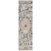 SAFAVIEH Anatolia Ellery Oriental Runner Rug, Light Brown/Gray, 2'3" x 8'