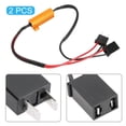 thumbnail image 2 of Keenso Car Load Resistor, LED Decoder, Headlight Decoder, Easy To Use And Install For Headlights With Large Resistance For Fog Lights, 2 of 8