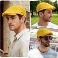 thumbnail image 3 of Minzimin Men's Mesh Cap Breathable Summer Newsboy Hat Adjustable Beret Cabbie Driving  Hats, 3 of 7