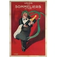 thumbnail image 2 of Vintage Apple Collection 18x24 White Modern Wood Framed Museum Art Print Titled - Sommeliers Champagne, 2 of 4