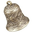 thumbnail image 3 of PAMINGONO Mini Bell for Crafts 1Pack Golden Brass with Embossment Bell Decor for Keychain, 3 of 8