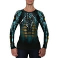 thumbnail image 1 of Raven Fightwear Women's The Gods of Egypt Anubis MMA BJJ Rash Guard Black, 1 of 3