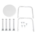 thumbnail image 1 of Taburete de ducha de baño Apalfuy redondo ajustable asiento de seguridad aleación de aluminio, 1 of 8