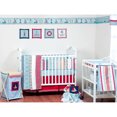 Bacati Aidan Fitted Crib/Toddler Bed Sheets 100 Cotton, 2Pack