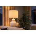 thumbnail image 3 of Magnolia Table Lamp with White Finish, 3 of 8