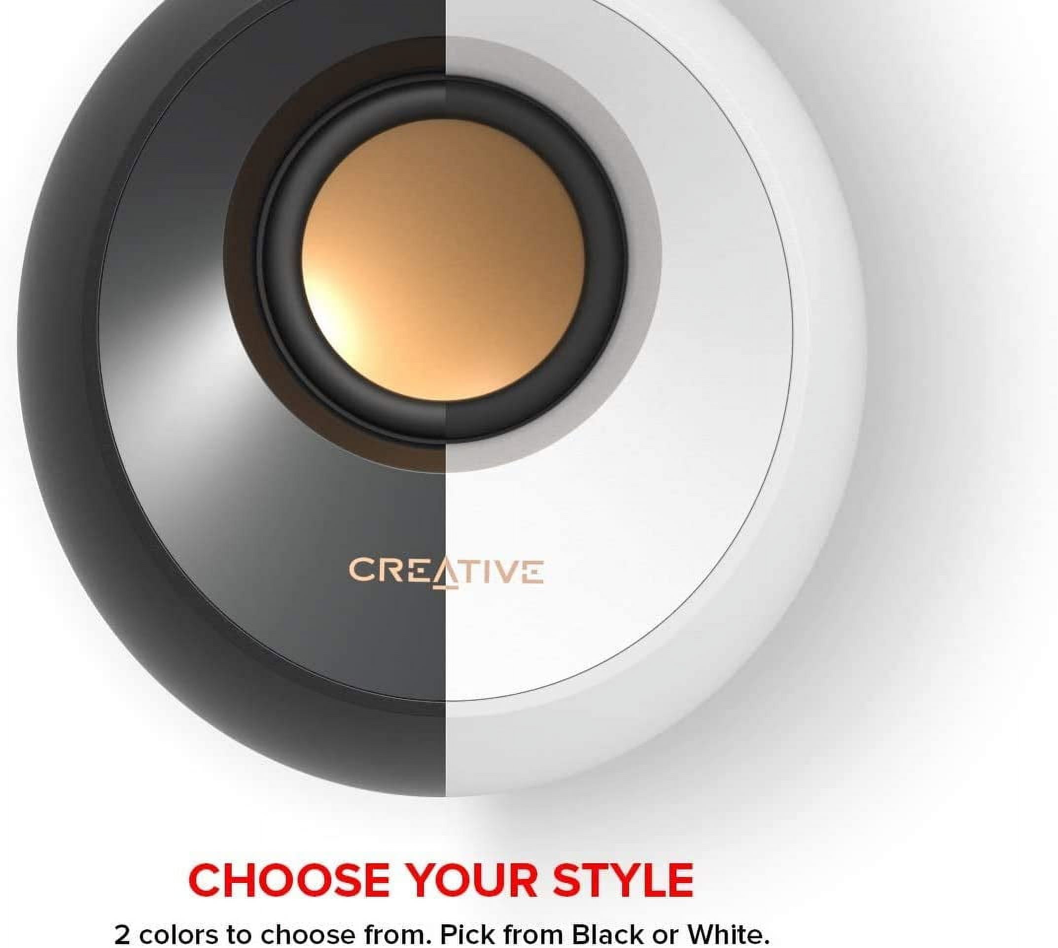 Creative Labs 51MF1680AA000 System Speaker Creative Pebble WW-R N, Black