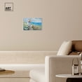 thumbnail image 3 of Gentle Sea Impressionism Wall Art /Monet And Van Gogh Inspired Art Canvas Wall Art by Art Remedy, White Floater Frame, 17" x 25", 3 of 7
