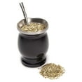 thumbnail image 4 of 8 Ounces Yerba Mate Tea Cup and Bombilla Filter Straw Spoon Set Gourd Shaped Double-Walled Stainless Steel Thermal Insulation Cup Easy Clean, 4 of 12