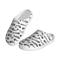 thumbnail image 2 of Lsque Fish Bones Pattern Womens Comfort Cotton on Scuff With Memory Foam and Anti-skid Sole Slipper-39/40, 2 of 7