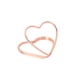 thumbnail image 1 of Tholdsy 10 Uds. De Clips para de comedor, soportes de tarjetas de doble capa con corazón de Metal, soporte para manualidades con mensajes de cartulina Oro rosa, 1 of 6