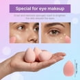 thumbnail image 3 of 50 Pcs Makeup Sponges for Foundation,Triangle Face Powder Puff,Beauty Blendern Set for Liquid,Foundation,Powder,Concealer,Cream(Rose Pink), 3 of 4