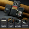 thumbnail image 5 of for Oneplus 1+ Nord N20 5G Phone Case, Strong Magnetic Detachable Card Holder, Full Protection Business Back Cover, Shell with Soft Lining, Coin Purse with Stand Function, 5 of 8