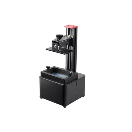 Sla Printer Resin Monoprice Mini SLA Resin UV 3D Printer With (120 x 70 x 200 mm) Build Area, Ultra High Resolution + Free 250ml Red Photopolymer Resin ()