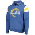 thumbnail image 2 of Men's '47 Heathered Royal Los Angeles Rams Premier Nico Pullover Hoodie, 2 of 3