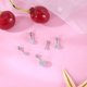 thumbnail image 4 of Pendiente de bola de ópalo de múltiples diamantes para niñas, clavo de reemplazo de acero de titanio para perforación de labios, anillo de labio dulce, clavo de hueso de oreja de ópalo, 4 of 5