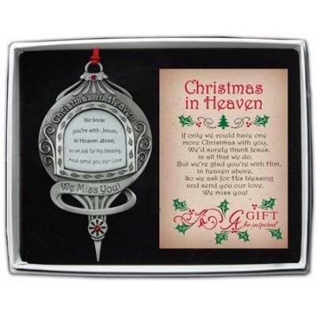 Ornament Memorial Christmas In Heaven We Know You Re With Jesus