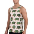 thumbnail image 2 of Goofa Cute Armadillo Pattern Men's Workout Tank Top Slim-Fit Tank Quick Dry Fit Muscle Tank Top Beach Tank Top Bodybuilding Sleeveless T Shirt-Large, 2 of 7
