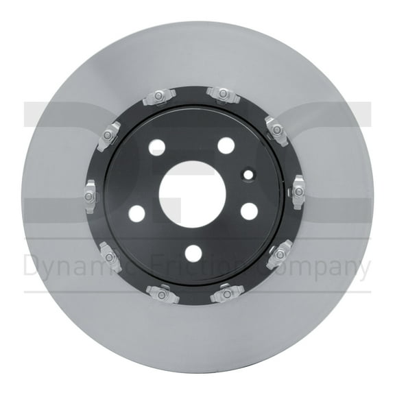 Front Left Dynamic Friction Company Hi-Carbon Alloy Aluminum Hat Brake Rotor (1) 900-47078DA For 2016-2019 Cadillac ATS, 2017-2019 Chevrolet Camaro