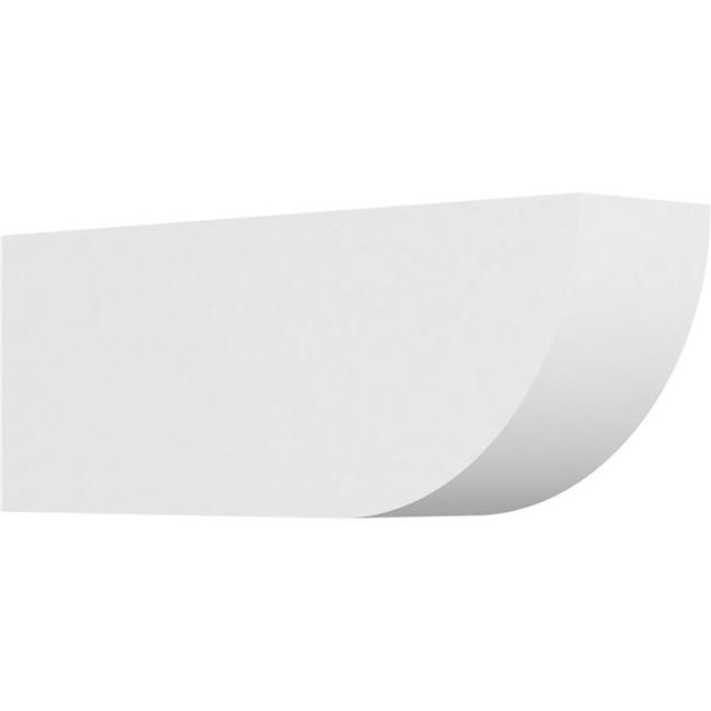 Ekena Millwork RFTP04X06X16DUR 6 x 4 x 16 in. Standard Durham Architectural Grade PVC Rafter Tail