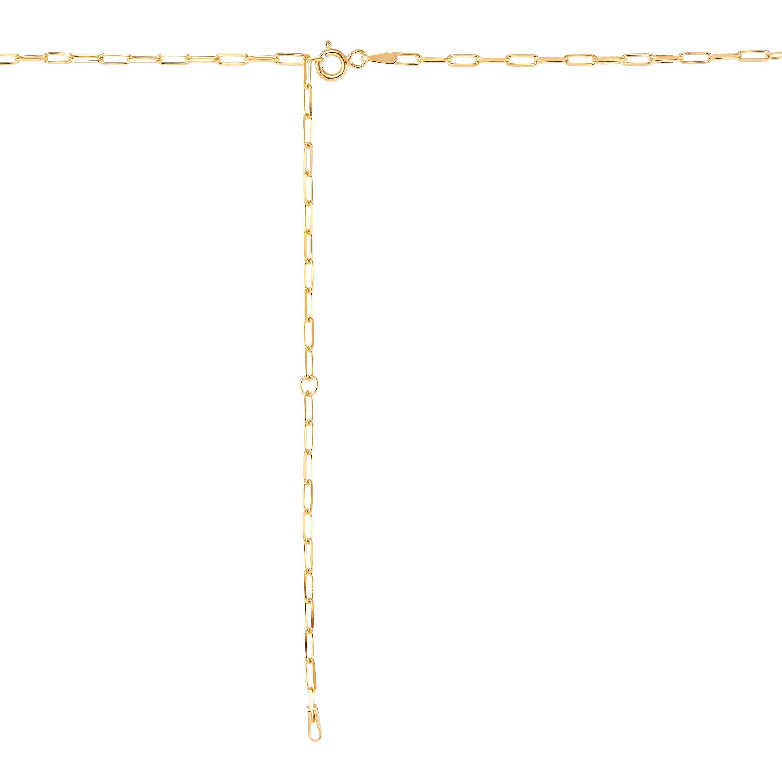 Brilliance Fine Jewelry .10 Carats Diamond Pendant in Sterling Silver and 14K Gold Plate,20"