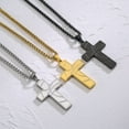 Basketball Cross Necklace for Boys Men, Stainless Steel Cross Pendant