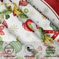 thumbnail image 3 of Gnomes Joy Christmas Decorations Tablecloth Farmhouse Xmas Winter Snowflake Table Cloth for Circular Table Cover Dinner Table Parties,60 Inch Round, 3 of 6