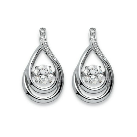 Double Teardrop Earrings - .77 TCW