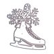 thumbnail image 1 of Molde De Cuchillo De Patín De Flores, Troqueles De Corte De Acero Al Carbono, Molde Decorativo Para Álbum De Recortes, Molde Artesanal Para Cuchillos De Papel, Troqueles Plateados Para Hacer Tarjetas Inevent HA018836-00, 1 of 6