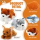 thumbnail image 3 of Juego de peluche Skylety para perros de peluche, 3 unidades, para niños de 20 cm, 3 of 6