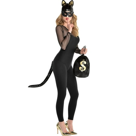 Amscan Cat Burglar Halloween Costume Accessory Kit for Women, 4