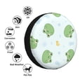 thumbnail image 4 of Susaid Kawaii Frogs Print Water Proof Spare Tire Cover Wheel Tire Dust-proof Cover Fit Trailer, RV, SUV and Many Vehicle-15 inch, 4 of 6