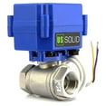 thumbnail image 2 of U. S. Solid IP65 Motorized Ball Valve 1/2 in NPT Full Port Stainless Steel AC/DC 9-24V 3 Wire 1 Way Wiring Blue Casing, 2 of 7