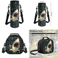 thumbnail image 7 of Uorisanigo Shark Printed School Backpack Set 4Pcs Kids Backpack with Lunch Bag Pencil Bag Pen Case and Water Bottle Case Cover Children Bookbag with Zipped Front Pocket Multifunctional, 7 of 7