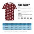 thumbnail image 2 of Wukai Snowflakes On A Buffalo Plaid Christmas Youth Unisex Short Sleeve T-Shirt for Boys, Girls, Teens, and Kids-Medium, 2 of 7