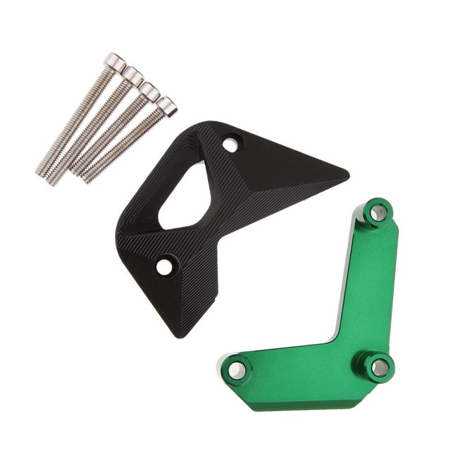 Deslizadores Del Protector Del Motor Del CNC De La Motocicleta Protección Contra Choques Para Kawasaki Z1000SX 2010-2017 Verde Macarena Almohadilla deslizante de bloqueo de la cubierta del motor