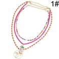 thumbnail image 2 of 3PCS Bohème Perle Collier Ananas Étoile Perle Collier Boho Pendentif Collier, 2 of 10