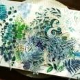 thumbnail image 4 of CATaireen Vintage Vellum Stickers Floral Plants Elements Scrapbooking Supplies Flowers Botanic Natural Translucent Paper Self-Adhesive Junk-Journal Items, 4 of 15