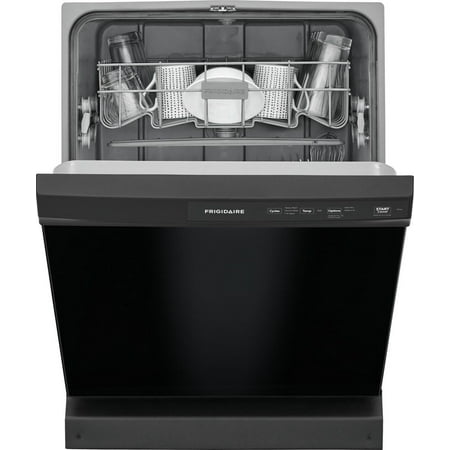 Frigidaire 24" Front Control Built-In Dishwasher, 60dba - Black