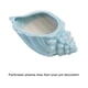 thumbnail image 5 of Bewildely Maceta carnosa duradera: diseño exclusivo para jardines domésticos Maceta carnosa linda y ancha Florero de pescado europeo Decoración del hogar con agujero Colgante cuenca caracol azul claro, 5 of 6