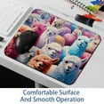 thumbnail image 6 of Alpaca Square Desk Pad Mouse Mat Gaming Mousepad, 8.3x9.8 Inch, Non-Slip Rubber Bottom, Printed, Suitable for Office and Gaming, 6 of 6