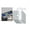 silver, variant on Cooker burner covers, 0.2 mm double thickness, pack of 6, gas oven liner, non-stick reusable gas cooker topsSuitable for kitchens, cuttable, easy to clean, black, size 27 cm x 27 cm