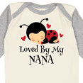thumbnail image 4 of Inktastic Loved by My Nana Grandchild Boys or Girls Long Sleeve Baby Bodysuit, 4 of 5