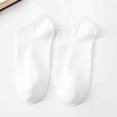thumbnail image 3 of Calcetines náuticos para hombre, calcetines invisibles de boca baja para niños, calcetines deportivos de color liso en blanco y negro y gris, primavera, verano y otoño, 3 of 5