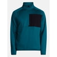 thumbnail image 5 of Ozark Trail Men's Half Zip Pullover with Long Sleeves, Sizes S-3XL, 5 of 5