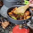 thumbnail image 3 of OUNONA Portable Camping Cookware Set with Non-Stick Coating, Foldable Design, Lightweight Black Aluminum Alloy for Outdoor Cooking, 3 of 8