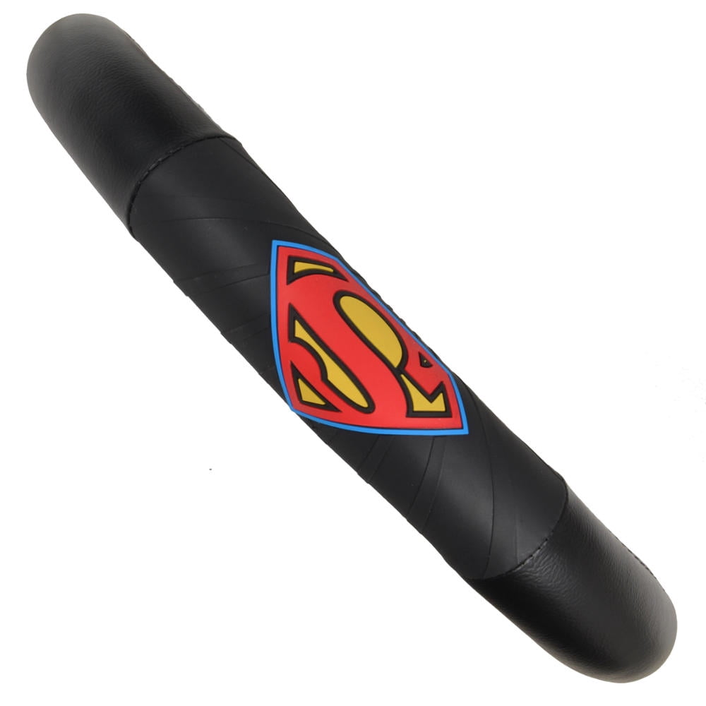 Superman Car Steering Wheel Cover - Comfort Grip Superhero Car Accessories, Universal Fit for Steering Wheels Between 14.5"-15.5"