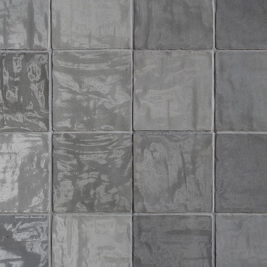 Bond Tile Hellshire Gray 4 in. x 4 in. Polished Ceramic Wall Tile (50 pieces, 5.38 Sq. Ft