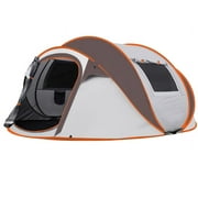 Instant Pop Up Camping Tent,5-6 Person Tent,Automatic Set Up Tent with 2 Ventilation Mesh Windows,Waterproof Sunshade Family Tent,Portable Lightweight Dome Tent for Outdoor Beach Camping,Hiking&Travel